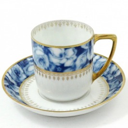 SPRZEDANA Mokka Rosenthal Model Empire Neu Bleu Royal filiżanka 1910 r.