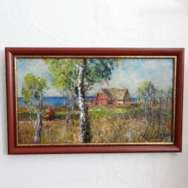 W. H. Unger obraz "Pejzaż"