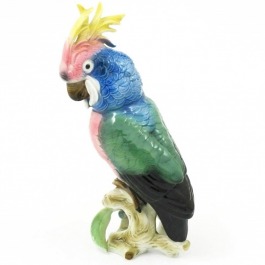 SPRZEDANA Figurka papugi Kronach Martha Budich malarnia porcelany