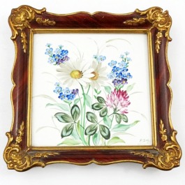 SPRZEDANY Rosenthal obrazek - kwiaty