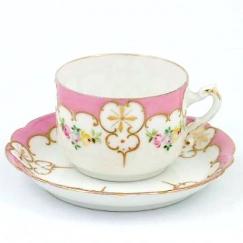SPRZEDANA Mokka Rosenthal Model Louis XIV różowa