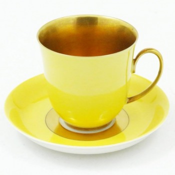 SPRZEDANA Mokka Rosenthal Model Sinfonia żółta