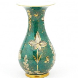 SPRZEDANY Rosenthal wazon Goldrausch zielony r. malowany