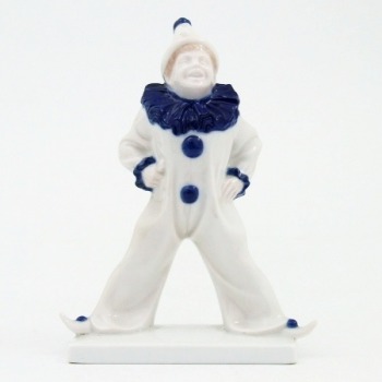 Rosenthal figura Pierrot proj. Liebermann lata 20-te XX w.