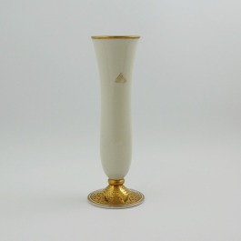 Rosenthal wazon flet ecru ze złotem brabanckim 25,5 cm