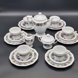 Rosenthal Serwis kawowy Maria  Bratki dla 6 osób