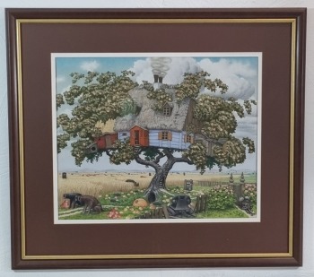 JACEK YERKA  "RAJSKA JABŁOŃ" PASTEL