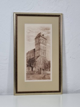 Ewa Wesołowska "Kościół św. Jakuba" GRAFIKA