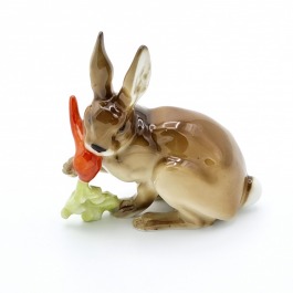 Hutschenrether Karls Tutter figurka królika z marchewką