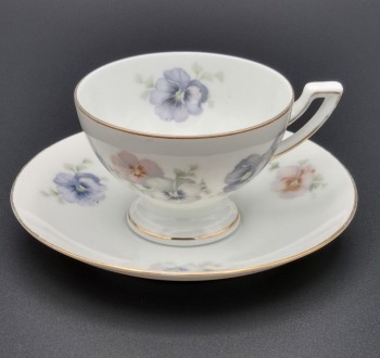 Thomas Rosenthal mokka z bratkami lata 20 - te XX w