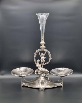 Platerowana OGROMNA  PATERA NA OWOCE WMF