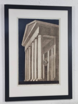 BARBARA NARĘBSKA-DĘBSKA(1921-2000) KATEDRA W WILNIE DZIŚ - GRAFIKA