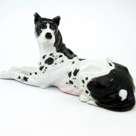 SPRZEDANA ENS Volkstedt duża figura pies Dog 34 cm