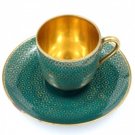 SPRZEDANA Mokka Rosenthal Model 652 złocona