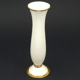 Furstenberg porcelanowy wazon złocony