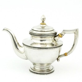 Dzbanek srebrny imbryk do herbaty Rosja pr. 84, 688 gr.