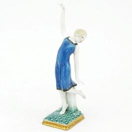 SPRZEDANA ENS figurka damy Art Deco
