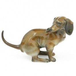 SPRZEDANA Rosenthal figurka jamnika, lata 50-te XX wieku.