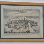 Grafika M. Merian "Miasto Elbląg" 1635 r.