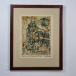 Jacek Zieliński Stary Toruń KATEDRA św. JANÓW GRAFIKA