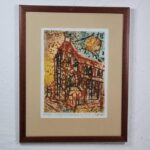 Jacek Zieliński Stary Toruń KATEDRA św. JANÓW GRAFIKA