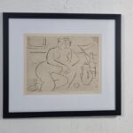 Stanisław Borysowski(1906-1988) Modelka GRAFIKA akwaforta 5/6