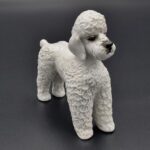 Rosenthal Fritz Heidenreich figurka stojącego pudla II połowa XX w