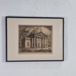 Jerzy Hoppen KATEDRA W WILNIE 1924 r. GRAFIKA