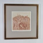 KRYSTYNA SZALEWSKA(1938-2022) Hiszpańska Madonna GRAFIKA