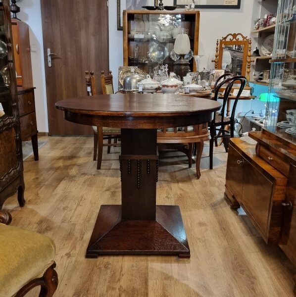 DUŻY OKRĄGŁY STÓŁ BIEDERMEIER