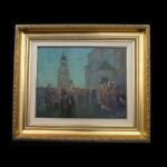 Obraz "Scena rodzajowa" w stylu Erno Erba ok. 1920 r.